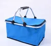 Portable Picnic Lunch Bag Ice Cooler Box Storage Travel Basket Cooler Cool Hamper Shopping Basket Bag Box SEA Ship DAS265