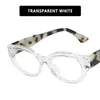 Okulary przeciwsłoneczne Hip Hop Oval for Women Fashion Sun Glasses Kobiet Stylowy UV400356G
