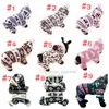 Köpek Hoodie Noel Ceket Köpek Giyim Sıcak Sonbahar Kış Pet Giysileri Mercan Kadife Küçük Köpekler Için Entegre Pijama Yavru Tulum Schnauzer 12 Renk Toptan A186