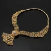 Necklace Earrings Set & Fani Dubai Gold Designer Jewelry Wholesale Nigerian Wedding Woman Accessories Fashion African Beads Stre22