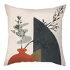 Est Plant Leaf Decorative Letters Throw Pillow Case Warm Sun Floral Pattern Love Cushion Covers Drop- Cushion/Decorative