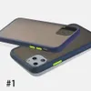 Матовая прозрачная амортизатория жестких телефонов для iPhone 14 13 12 11 XS Max XR 7 8 Plus Armor Cover с сумкой OPP