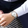 チーターブランドの男性腕時計トップブランドクォーツアナログ時計防水ステンレススチール男性の腕時計シルバーウォッチ210517