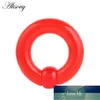 Alisouy 1PC Acrylic Captive Bead Rings Septum Clickers Ear Plugs Tunnel Expanders Body Jewelry Nipple Piercings Segment Rings  Factory price expert design Quality