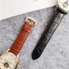 Mode Zwitsers horloge Lederen Tourbillon Horloge Automatisch Heren Polshorloge Heren Mechanische Stalen Horloges Relogio Masculino Klok