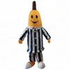 Costume de mascotte de banane halloween Costume de haute qualité Personnaliser le dessin animé peluche fruit anime thème personnage Taille adulte Taille de Noël Carnaval Fantaisie