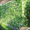 Şenlikli Parti Malzemeleri Bahçe Dekoratif Çiçekler Çelenk N79 10 adet Ivy Yeşil Sahte Yapraklar Çelenk Bitki Asma Yeşillik Ev Dekor Plastik Sıçan