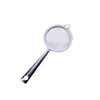 500pcs 17.5*7cm Stainless Steel Fine Mesh Strainer Colander Flour Sieve with Handle Juice Tea Ice Strainer Kitchen Tools SN677