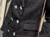 Damen-Trainingsanzüge JSXDHK Herbst-Winter-Tweed-Jacke Zweiteiliges Set Frauen-Diamanten-Knopf-Karo-Blazer-Mantel + Woll-Shorts mit hoher elastischer Taille