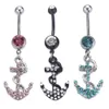 stone belly button rings