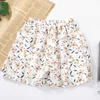 Loose Boho Floral Casual Women Chiffon Shorts Polka Dot Summer Holiday Plus Size M30270 210714