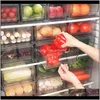 Temizlik Organizasyonu Ev Bahçesi Buzdolabı Saklama Kutusu Mutfak Konteynerleri Kiler Dolabı Meyve Vegatable Plash Container Öğeler B