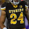 American College Football Wear Custom Wyoming Football Jersey NCAA College Garrett Crall Austin Conway Raghib Ismail Jr. Titus Swen Sean Chambers Josh Allen Xazavi