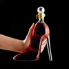 350 ML Hoge Hakken Vorm Decanter Luxe Crystal Rode Wijn Brandy Champagne Glazen Decanter Fles Bar Nachtclub Drinken Y0113