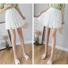 shintimes Chiffon mini Skirts Women Fashion Solid High Waist Pleated Sexy Short Korean Style Jupe Femme Summer 210619