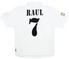2001 2002 2003 ZIDANE Centenary قميص كرة القدم المنزلي FIGO HIERRO RONALDO RAUL ReAl Madrids قميص كرة قدم كلاسيكي عتيق