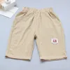 Summer Boys039 Shorts Overalls Children039S Cotton Capris Handsome Pants for Primary and Secondary School Students Casua5889696