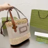 Projektantka moda dla kobiet słoma sznurka wysokiej jakości torby torby luksusowe torebki na ramię