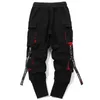 11 BYBB'S Dark Rubans Poches Sarouel Hommes Streetwear Automne Hiver Pantalon de survêtement Hip Hop Joggers Slim Crayon 210715