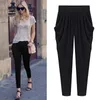 5XL 6XL 7XL 8XL Plus Size Autumn Casual Woman Trousers Pleated Strechy Elastic Harem Pants Pantalon Femmes Calca Feminina 211006