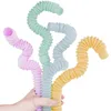 Mararon Creative DIY Toy Plastic Telescopic Bellows Sensory Circle Circle Stretch String Tube Toys Children039s Ear3419427