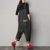 Women's Jumpsuits & Rompers Dungarees Women Jeans Denim Overalls Jumpsuit Female 2021 Chinese Style For TA614