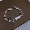 Mode 17 cm 18.5cm Titanium Stahl Manschette Schädel Kette Armband Für Liebhaber Armbänder mit Retail Box Auf Lager SL011