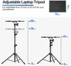 Evrensel Laptop Projektör Tripod Standı, Taşınabilir Çok Açık Bilgisayar Video Tablosu Standı, Ayarlanabilir Yükseklik 22.8 inç ila 50.4 inç için Aşama, Stüdyo
