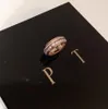 Bagues de bande Piage Ring Possession Series Rose extrêmement plaqué or 18 carats en argent sterling bijoux de luxe rotatif marque de mariage designer diamants premium gif
