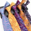 Bow Ties 2022 Silk 8 cm Geometry Floral Tie för bröllopsfest pojkvän gåvor Fashion Men lyx Paisley Mens Fred22