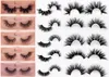 100% echt nertsen haar 3D wimpers wreedheid gratis dramatische pluizige volledige strip zachte valse wimpers bevel ontwerpvolume nep wimper extensie make-up individuele wimpers