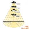 Tavan Işıkları 50 W-200W LED Yüksek Bay Işık Fikstürü 14000LM 6500 K Gün Işığı Endüstriyel Lamba Depo Atölyesi için Ticari Aydınlatma
