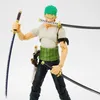 Anime One Piece Roronoa Zoro Geçmiş Mavi Değişken Kutulu 18cm PVC Eylem Figürü Koleksiyon Model Bebek Oyuncakları Hediye X0503306K5243583