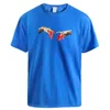 남자 티셔츠 비탄 레트로 프린트 탑 반팔 패션 2022 여름 고품질 루즈 캐주얼 오버 사이즈 그래픽 티셔츠