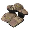 Тактические защитные скобки для защитника на коленях наклонные колодки на локоть набор боевых страстных подушек защитных колодок Multicam Genouillere Sport Q0913