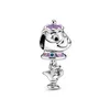 Charms da donna in argento sterling 925 Fit Pandora stile braccialetto Top Quality New Christmas ciondolo teiera perline albero di Natale Lady perline fai da te con scatola originale