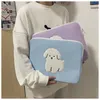 13 13,3 tum Mac Tablet Case Korean Ins Dog 9.7 11Inch iPad Air Sleeve Liner Bag Laptop Lagringspåse för iPad Air 10.5 15 tum 210729