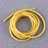 カタパルト（黄色）抵抗バンドのための1ピース5mの弾性のスリングゴムバンドの交換ラテックスチューブのホース