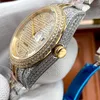 Orologio con diamanti Orologi da uomo 41mml 3255 movimento meccanico importato automatico Cassa in acciaio 904L Orologi da polso