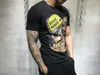 Plein Bear футболка PP Mens Designer Tshirts Front Clothing Мужская страза График с графическим футболкой с печено