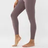 Kadınlar için yoga pantolon çıplak yüksek bel kalça kaldırma koşu kıyafeti sıkı elastik ayaklar spor fitness tozlukları süper yumuşak tereyağı hissediyorum velafeel