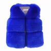 Liligirl 11 kleuren baby meisjes faux bont vest jas hoge kwaliteit kinderen dikker warme jongens uitloper kinderen winter vestjassen 211203