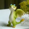 Codzienna kolekcja Symulacja żywicy Magiczna Smok Dinozaur Miniaturowy Wróżka Ogród Terrarium Bonsai Decor Figurka 211108