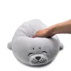 YINGGG Peluche Simpatico Cuscino Foca Peluche in Cotone Morbido Animali Giocattolo Grigio 23,6 pollici/60 cm Regali per Bambini Coppie Adulti a Natale 210611