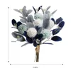 1pc artificiell blomma simulering handgjord diy bukett holländsk blad brud maskros brudbukett för hem bröllop vase dekoration 210624