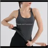 Outfits Vest med bröstkorg Yoga toppar Vestbra Fitness Kvinnor Sport Sexig Skjorta Gym Sport Tank Top Workout Running Kläder 8R22M VDIEN