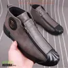 Top Spring Leather Quality Zipper Sapato casual Designer quente Novo Zapatillas Hombre Hombre Crease Sapatos de couros resistentes a homens v1.17 546 S 93 S S