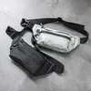 Vattentät man midja väska mode bröstpaket utomhus sport crossbody väska casual resa unisex bum bälte väska 210708