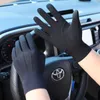 Пять пальцев перчатки против скольжения противоскользящие против пота велосипедные женщины полный палец сенсорный экран дышащий анти-спортивный велосипед вождение
