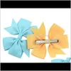 40 Renkler Sevimli Tasarım Grogren Kurdele Bows Pin Çocuk Kız Çocuk Bebek Tokalar Doğum Günü Hediyesi Nkzbi Hlawo